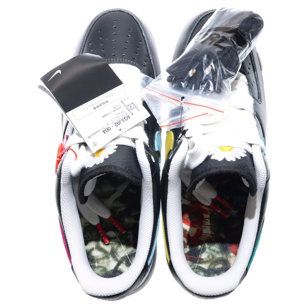 NIKE(ナイキ) ×PEACEMINUSONE AIR FORCE 1 3.0 G-DRAGON AQ3692-004 ピースマイナスワン エアフォース 1 パラノイズ ローカットスニーカー シューズ US9/27.0cm ブラック