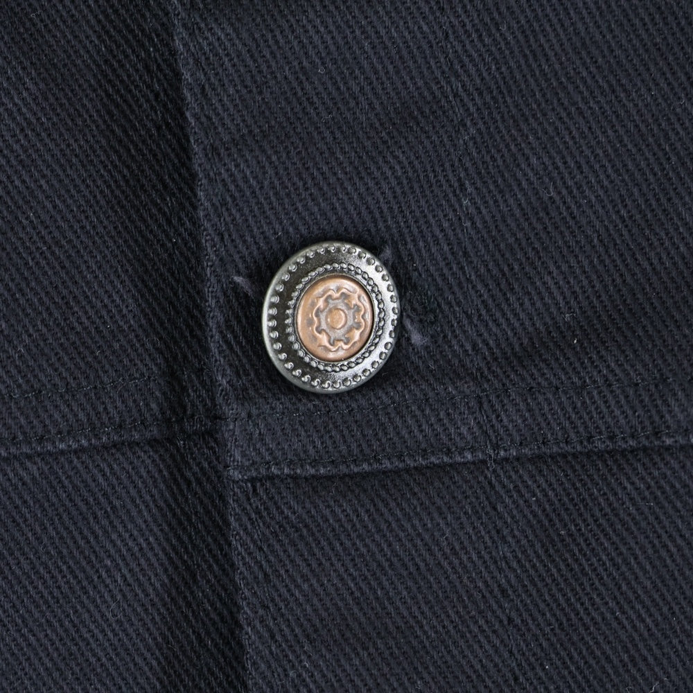 NO BRAND(ノーブランド) THE SAINT MAFIA CLUB バックプリント デニムジャケット