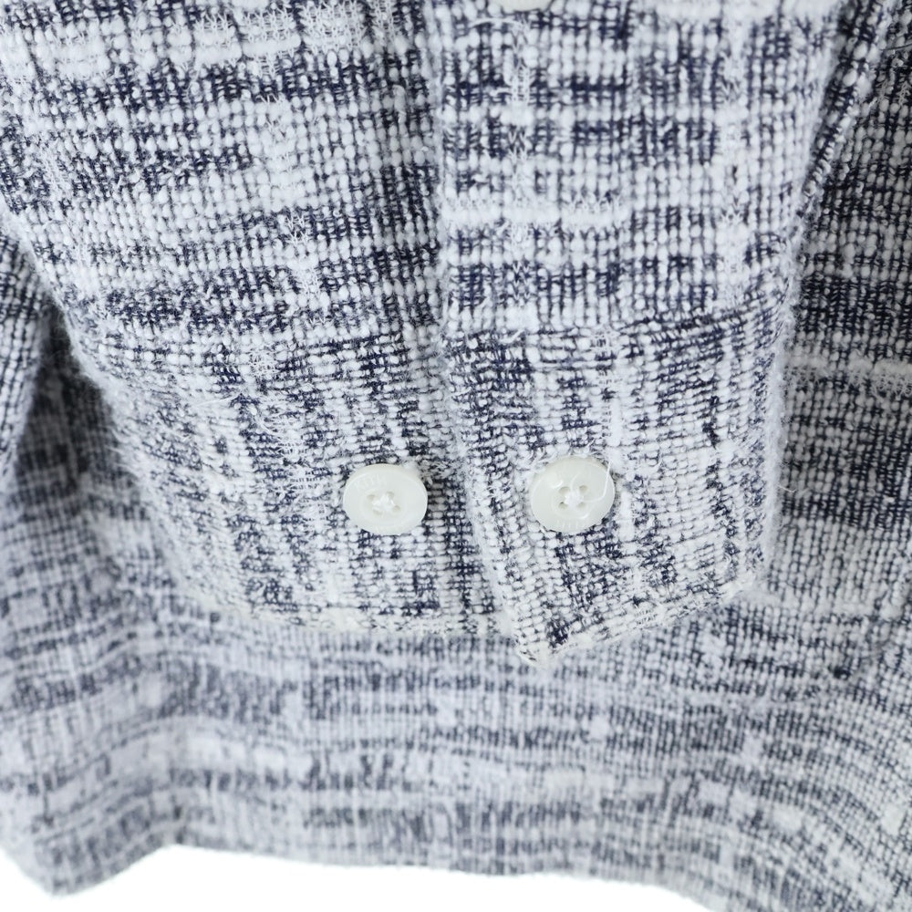KITH(キス) long sleeve shirt 25-050-060-0000-2-0 ロングスリーブ 長袖シャツ ホワイト/ブラック