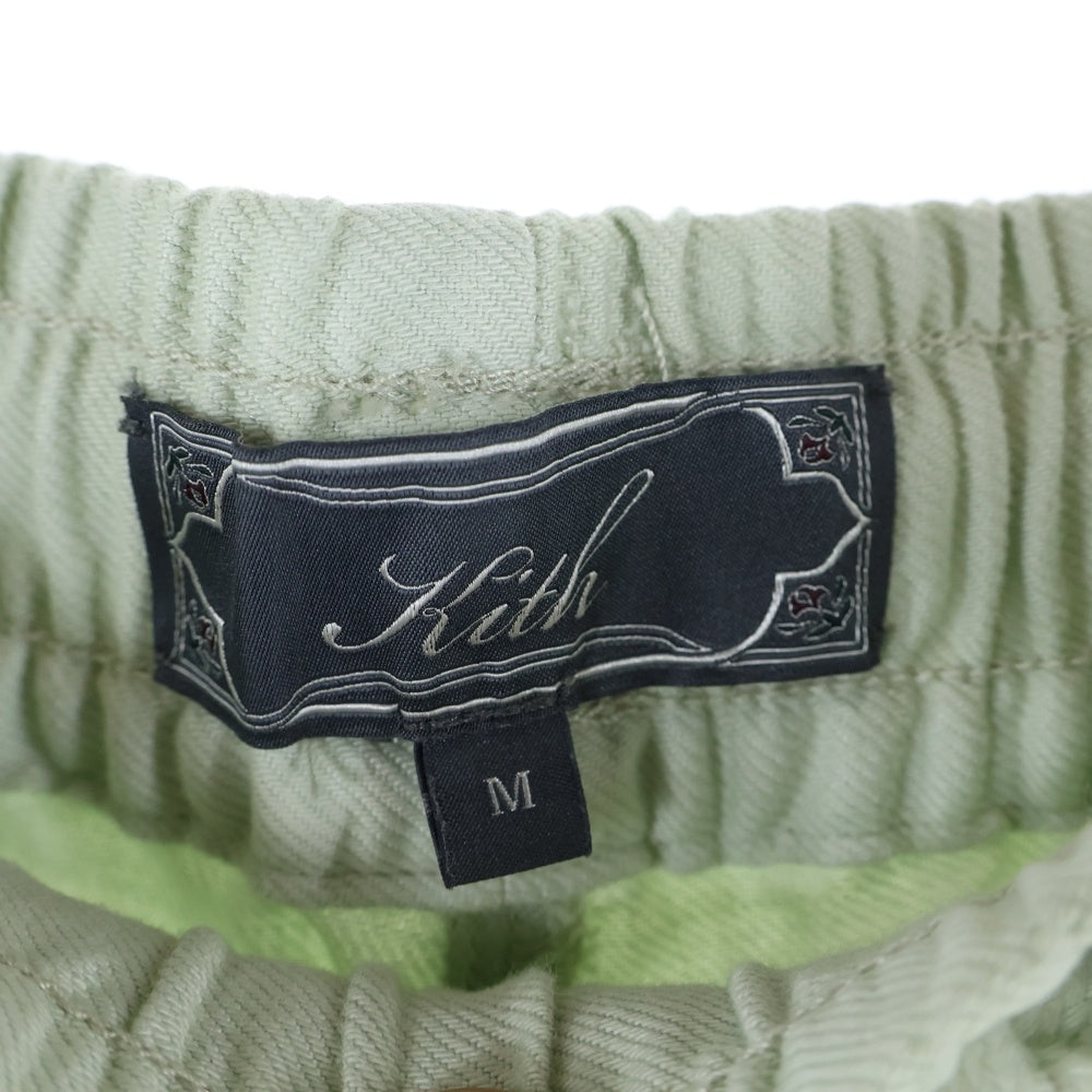 KITH(キス) Cotton Straight Pants 25-030-060-0008-2-0 コットン生地 ストレート パンツ ボトムス ライトブルー