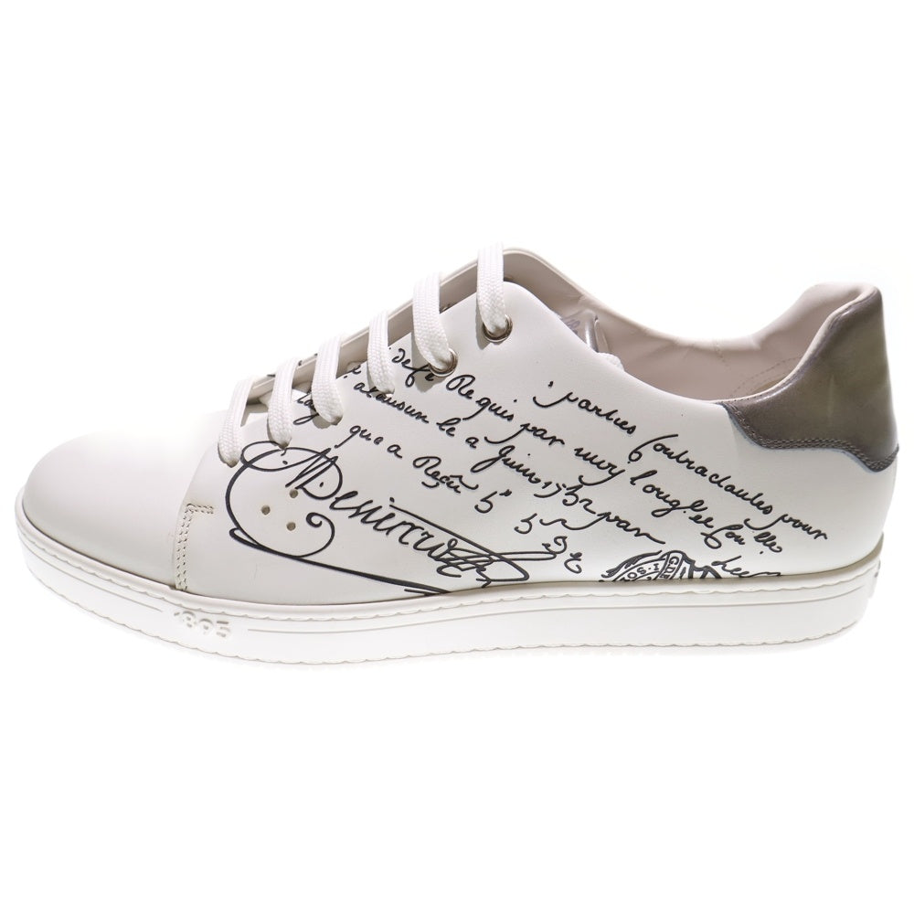 Berluti(ベルルッティ) プレイタイムスクリット レザー ローカットスニーカー ホワイト S5304-002