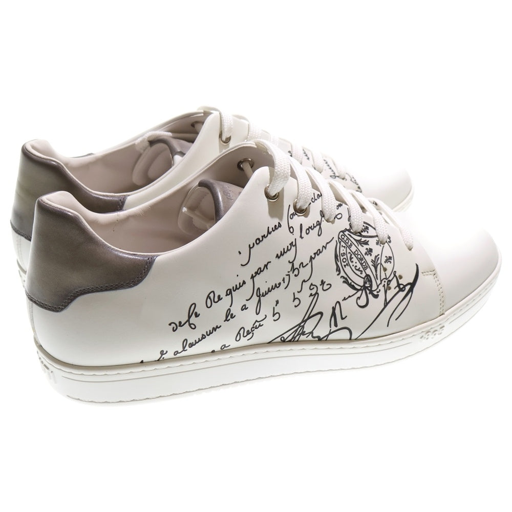 Berluti(ベルルッティ) プレイタイムスクリット レザー ローカットスニーカー ホワイト S5304-002