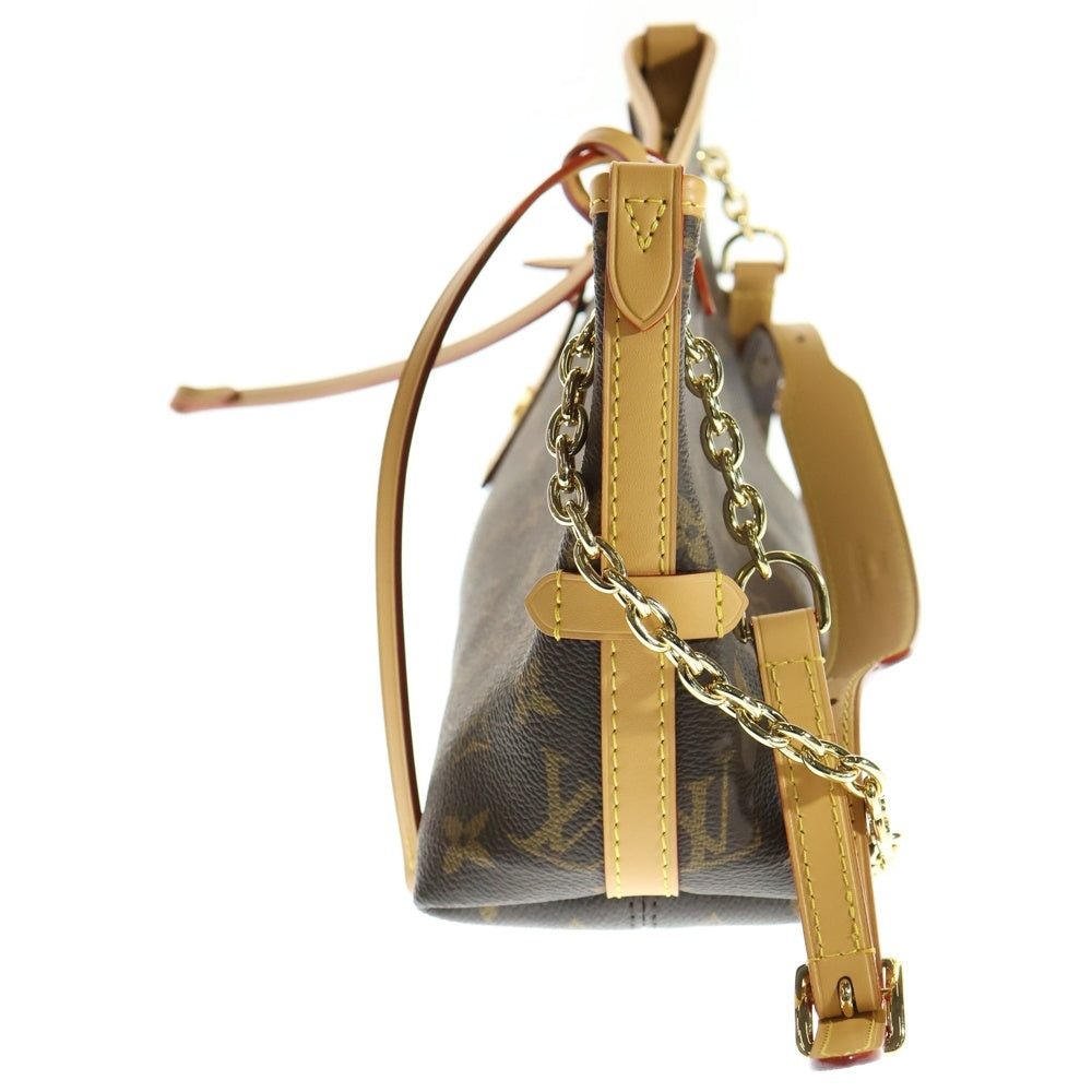 LOUIS VUITTON(ルイヴィトン) キャリーオールBB M13014 モノグラム ショルダーバッグ ゴールド金具 ブラウン