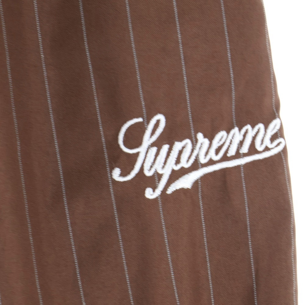 SUPREME(シュプリーム) 24AW Reflective Pinstripe Track Pant リフレクティブピンストライプトラックパンツ