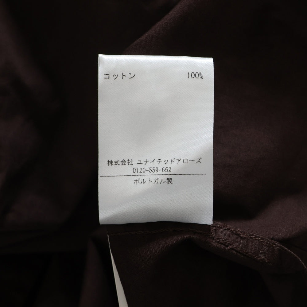 OUR LEGACY(アワーレガシー) DUO SHIRT Hefty Brown Coarse Poplin 長袖シャツ ブラウン M2252DH