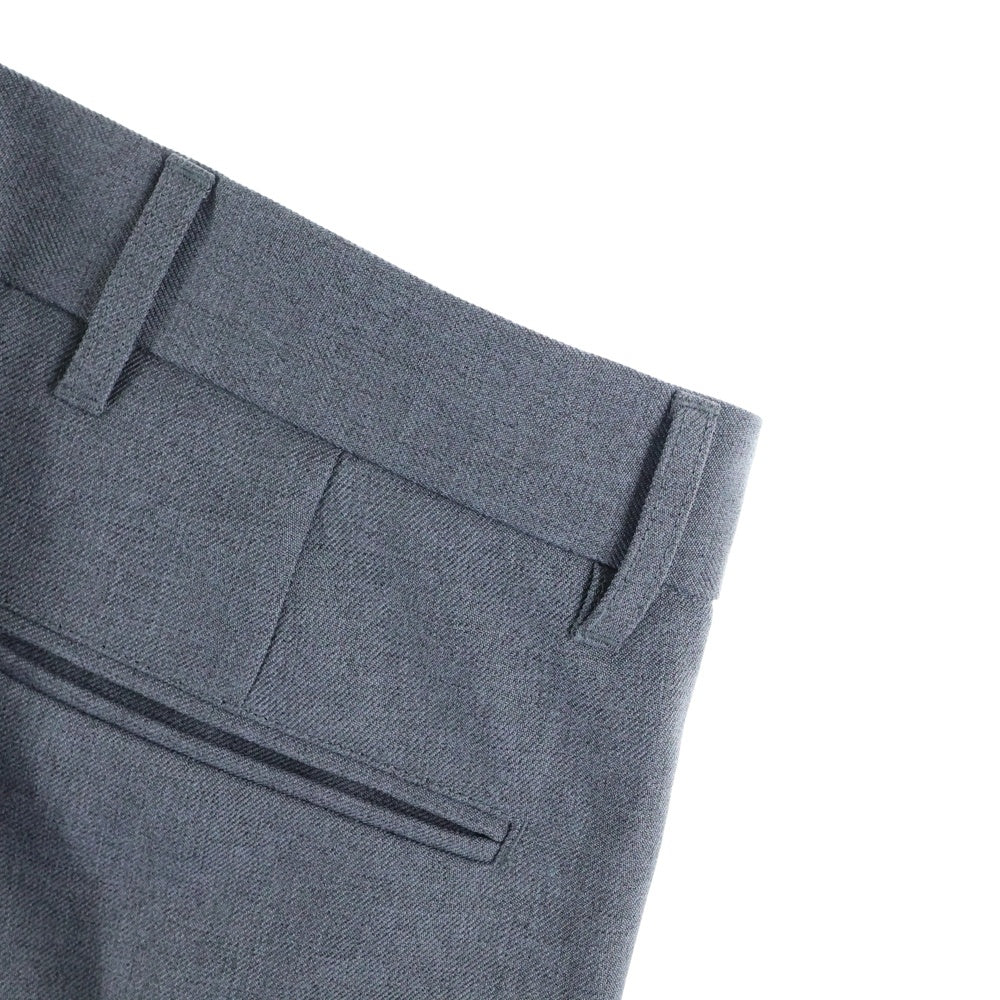 STOCKHOLM SURFBOARD CLUB(ストックホルムサーフボードクラブ) センタープレス ワイドスラックスパンツ グレー