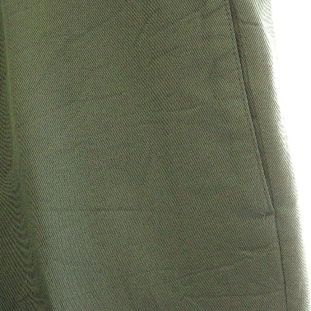 DRIES VAN NOTEN(ドリスヴァンノッテン) センタープレス スラックスパンツ ライトグリーン