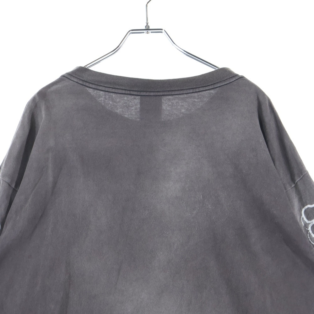 SAINT MICHAEL(セントマイケル) 21AW×DENIM TEARS LS TEE_SONICYOUTH デニムティアーズ ソニックユース ロングスリーブ 長袖Tシャツ ブラック SM-A21-0000-023