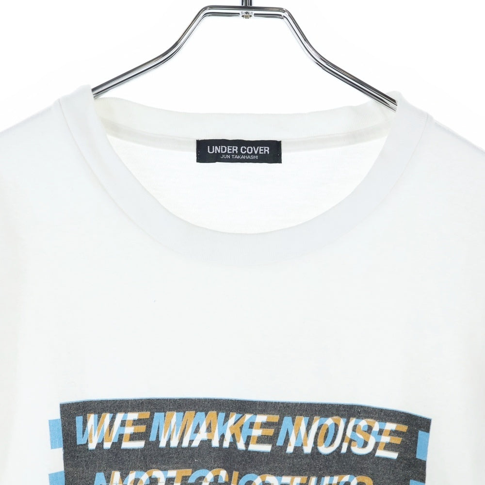 UNDERCOVER(アンダーカバー) WE MAKE NOISE NOT CLOTHES プリント ロングスリーブ 長袖Tシャツ ホワイト