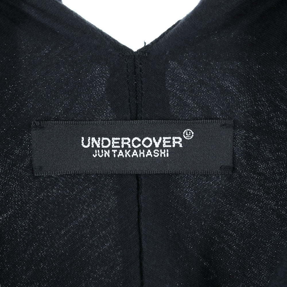 UNDERCOVER(アンダーカバー) 24SS tee custom tee ドッキングTシャツ ブラック UC1D4801