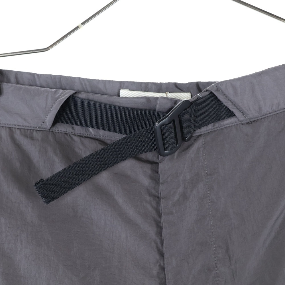 WIZZARD(ウィザード) 25SS ZIPPER WIND PANTS ジップ ワイド ナイロンパンツ ブラウン W25SS-PA040