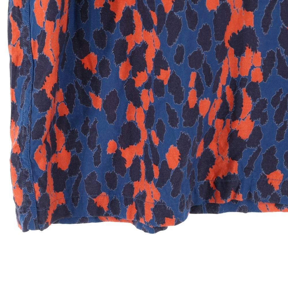 WACKO MARIA(ワコマリア) LEOPARD HAWAIIAN SHIRT S/S レオパード アロハシャツ 半袖シャツ ネイビー/レッド