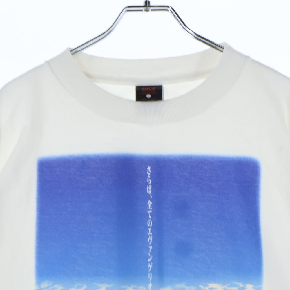 SAINT MICHAEL(セントマイケル) 25SS×GEEKS RULE EV SS TEE エヴァプリントTシャツ ホワイト SM-HR8-0000-C12