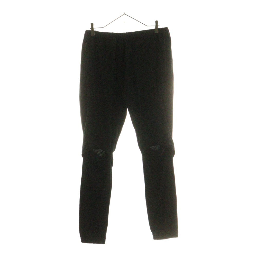 UNDERCOVER(アンダーカバー) 24SS オープンニー TEEスパッツ パンツ ブラック UC1D4515