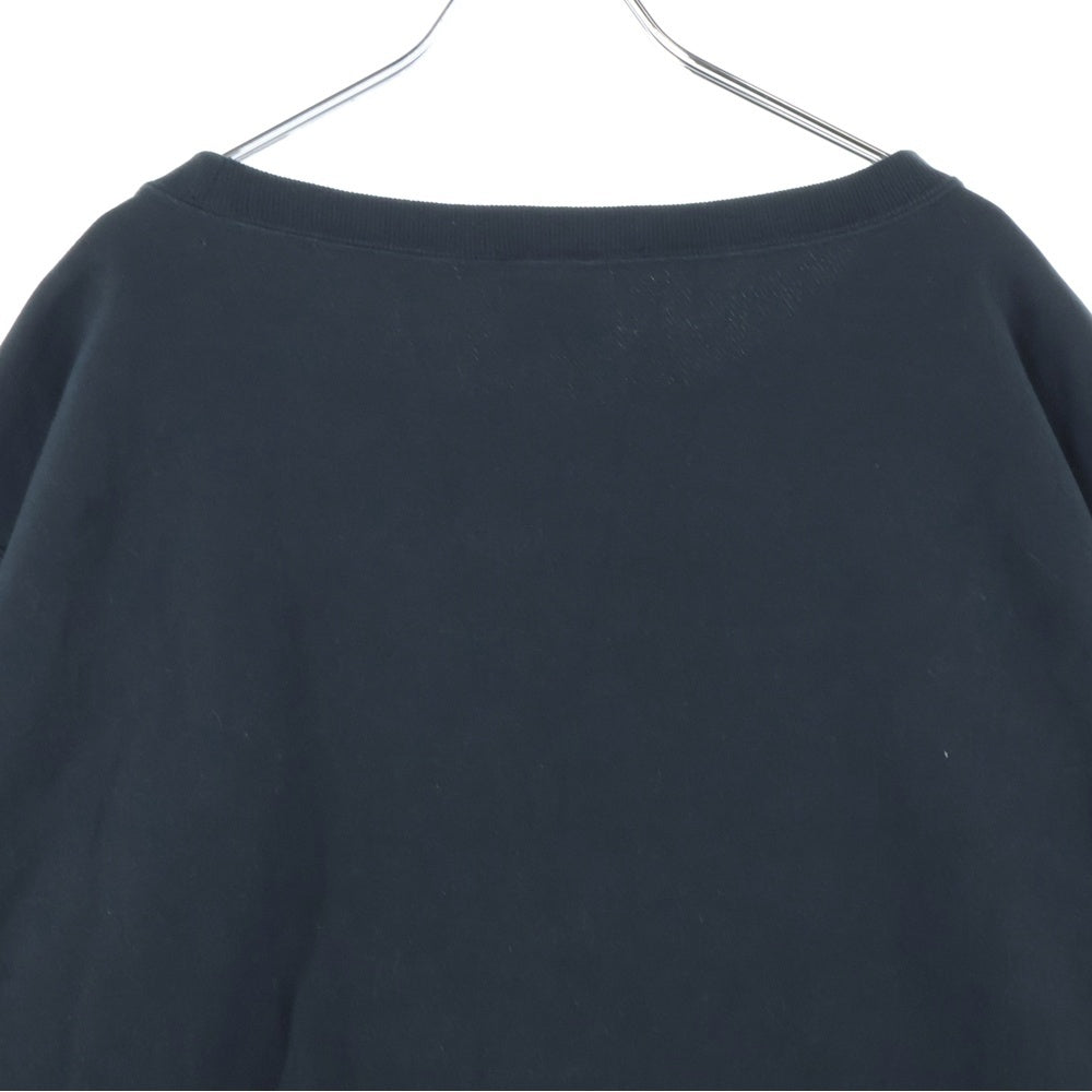 UNDERCOVER(アンダーカバー) ×Champion チャンピオン オーバーサイズ 7分袖 リバースウィーブ スウェットトレーナー ブラック C8-B010