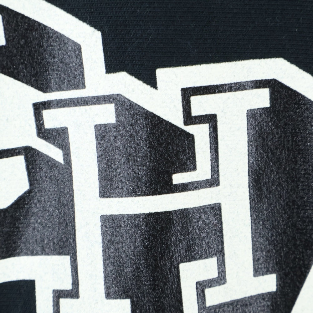 UNDERCOVER(アンダーカバー) ×Champion チャンピオン オーバーサイズ 7分袖 リバースウィーブ スウェットトレーナー ブラック C8-B010