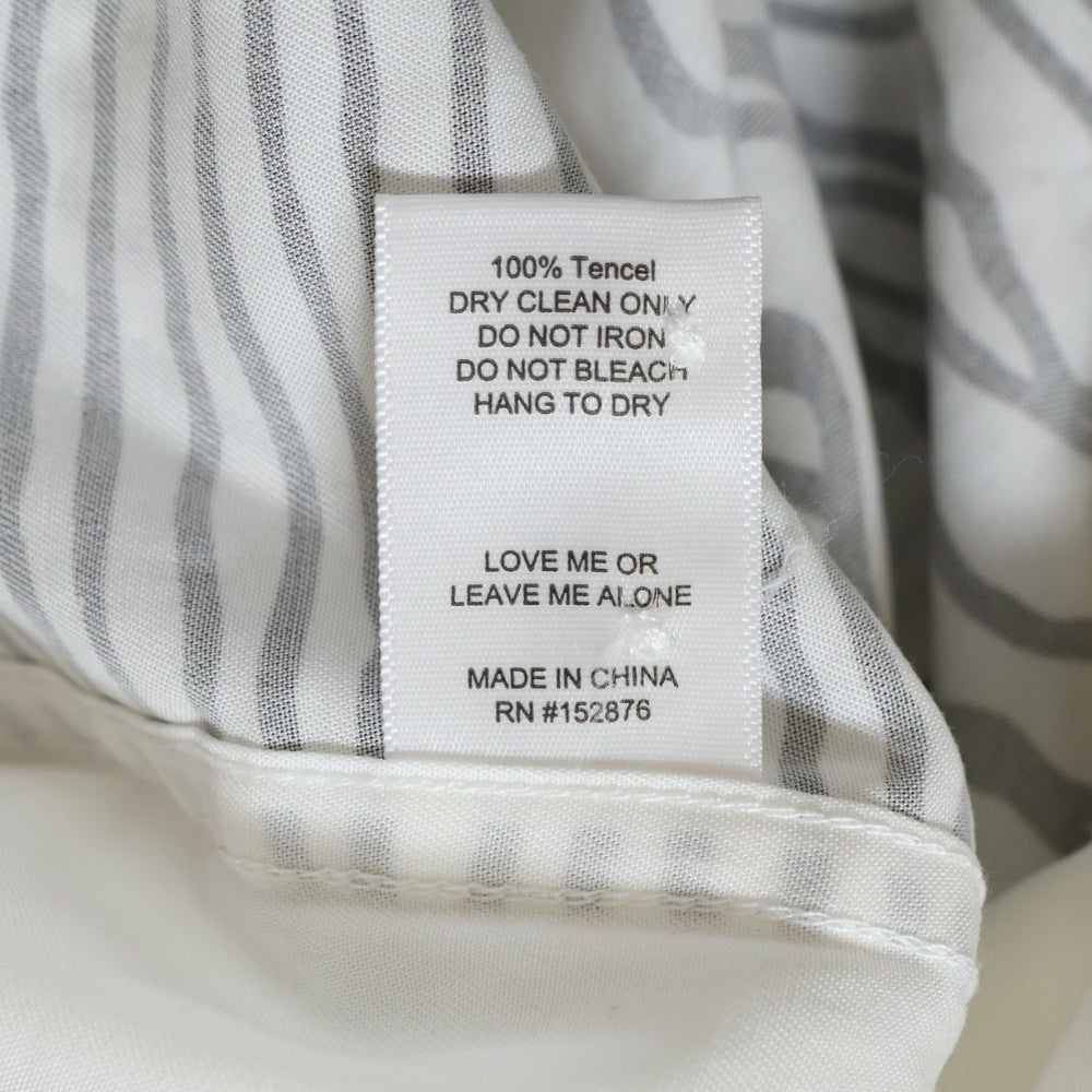 PLEASURES(プレジャーズ) ×Joy Division NOTHING BUTTON DOWN SHIRTS WHITE ジョイ ディビジョン ノッシング ボタン ダウン シャツ ホワイト