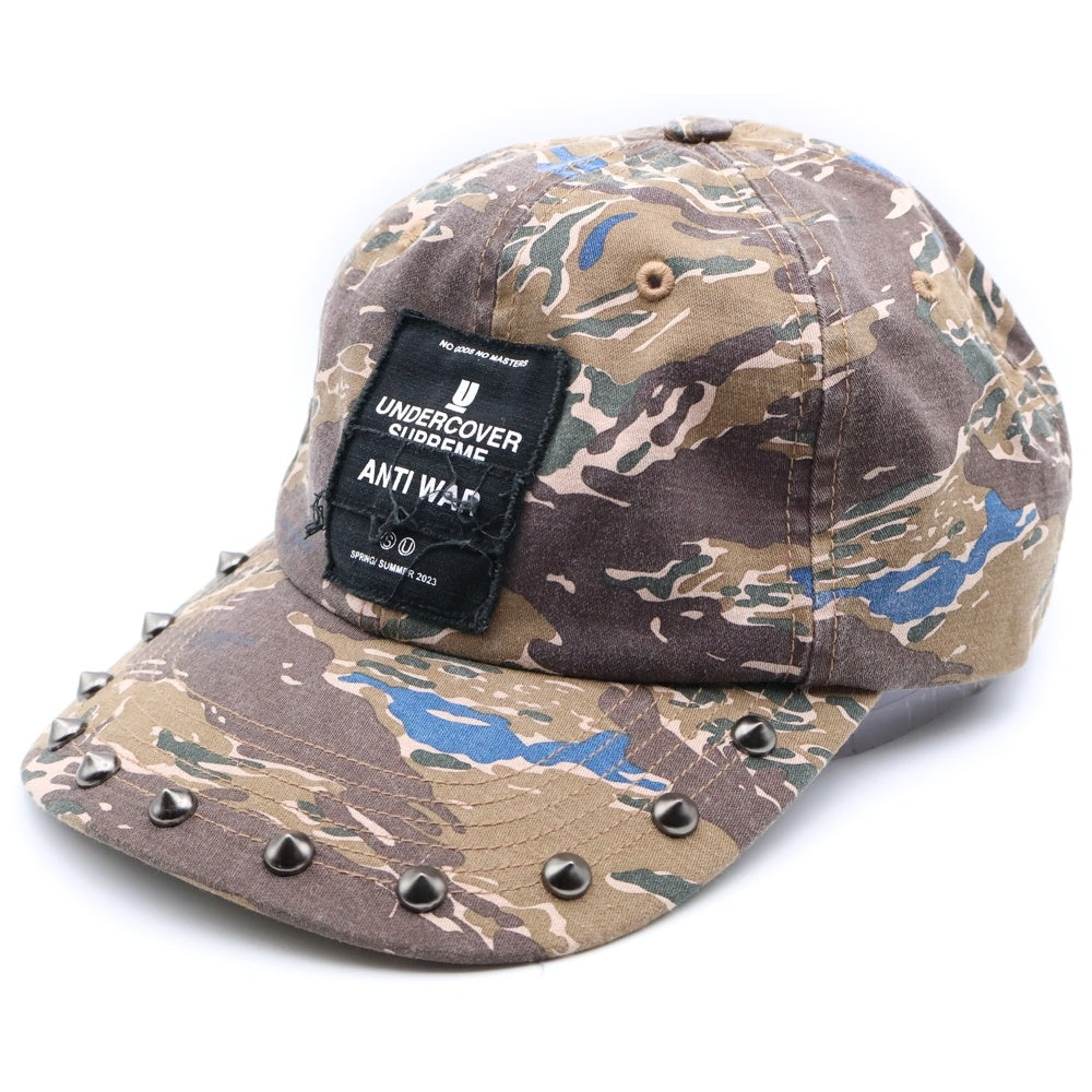 SUPREME(シュプリーム) 23SS×UNDERCOVER Studded 6-Panel アンダーカバー スタッズ 6パネル キャップ カーキ