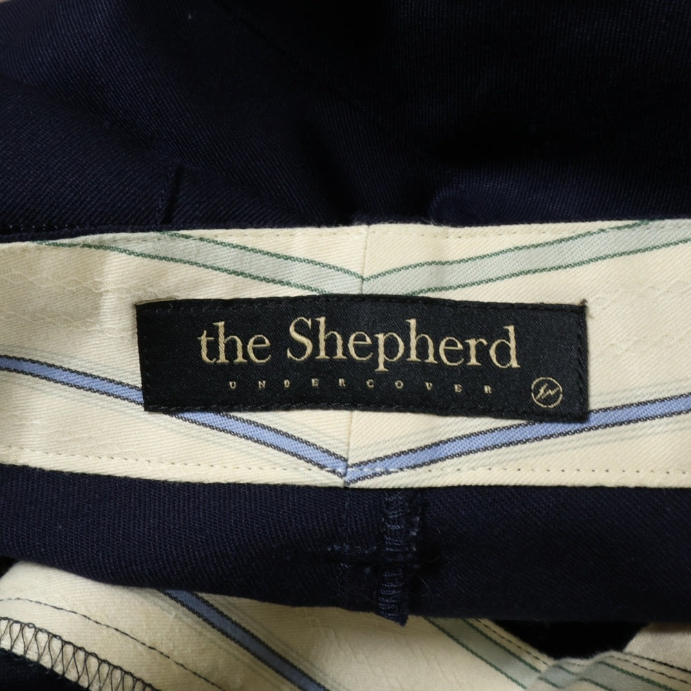 UNDERCOVER(アンダーカバー) ×the shepherd ザシェパード フラグメント 加工 ベルト付き ボンテージ パンツ ネイビー USR9591-2