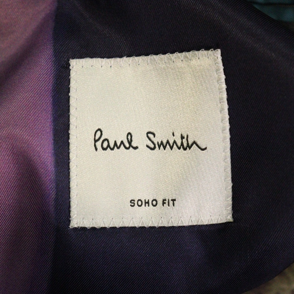 Paul Smith(ポールスミス) ドッテッドストライプ シングル2Bスーツ セットアップ ネイビー 1439S