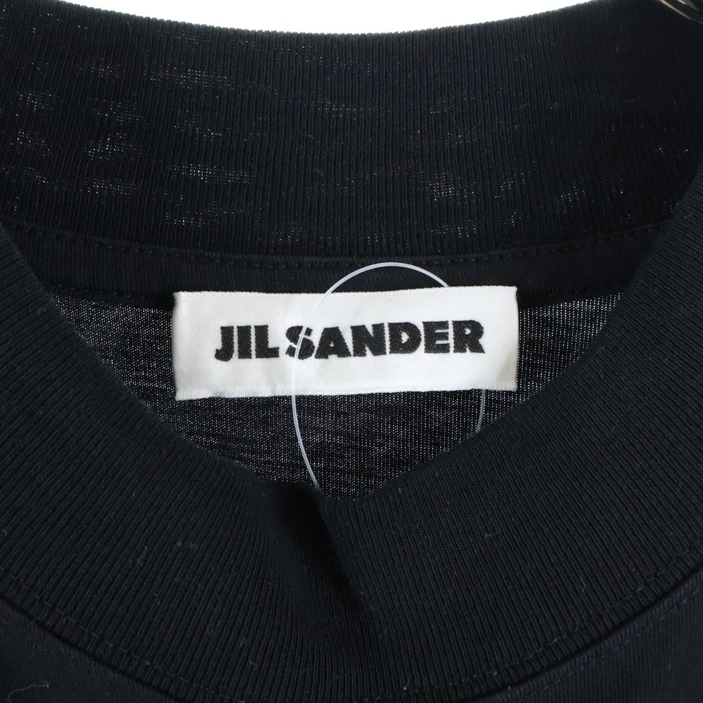 JIL SANDER(ジルサンダー) モックネック 半袖Tシャツカットソー J21GC0005 ブラック