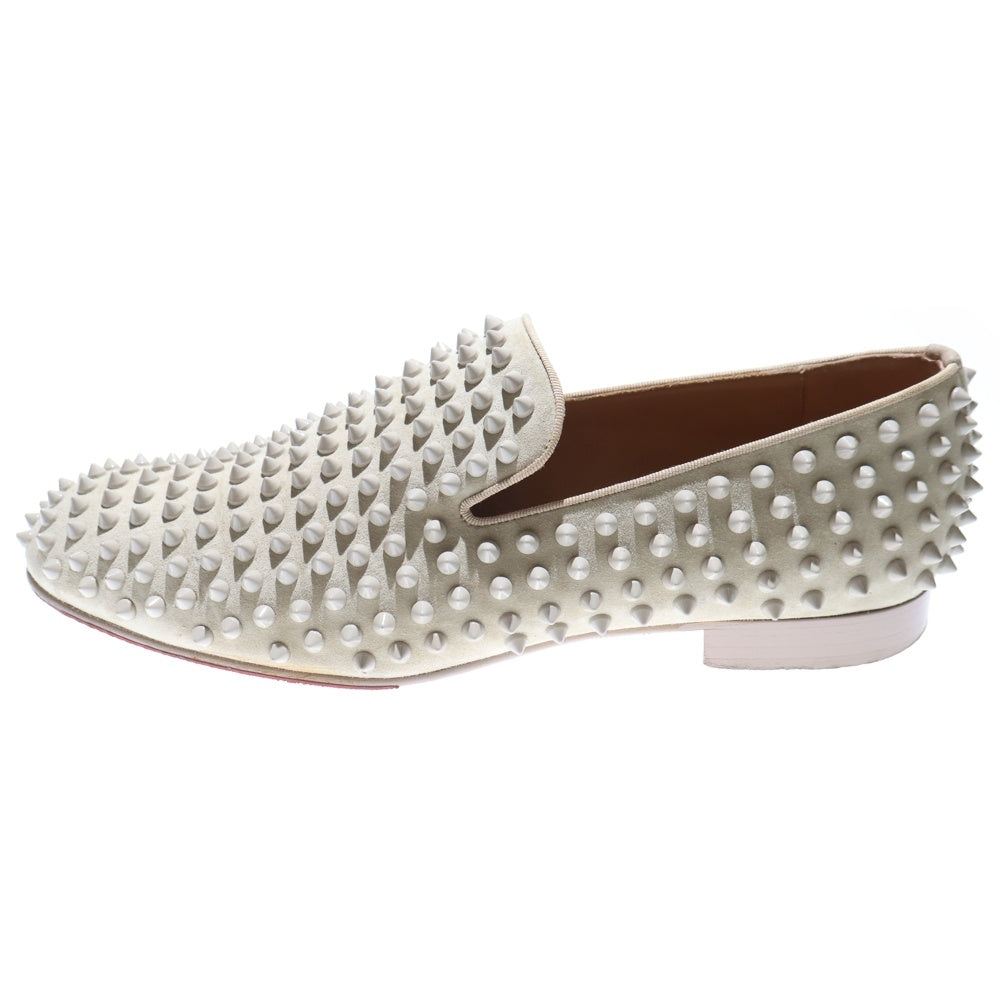 CHRISTIAN LOUBOUTIN(クリスチャンルブタン) ローラーボード スウェード スタッズ スパイク ローファー シューズ