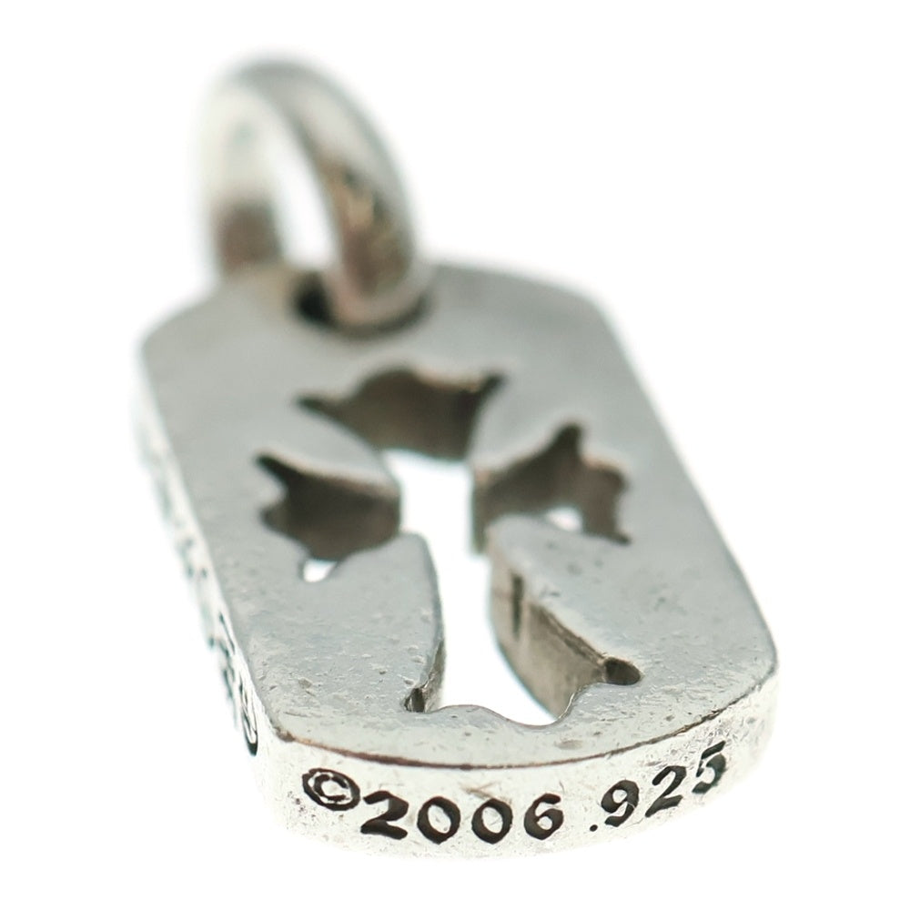 CHROME HEARTS(クロムハーツ) DT TNY CO CRS タイニーカットアウトクロスドッグタグ チャーム ペンダントトップ シルバー BCA252