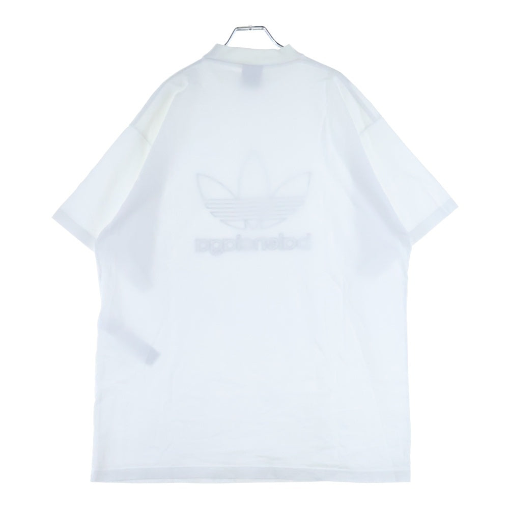 BALENCIAGA(バレンシアガ) 23SS ×adidas アディダス トレフォイルロゴオーバーサイズTシャツ 半袖クルーネックカットソー ホワイト 723976 TNVN8