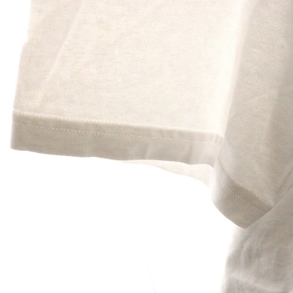 BALENCIAGA(バレンシアガ) ミディアムフィット ロゴプリント クルーネック半袖Tシャツ ホワイト 612986 TIVG5