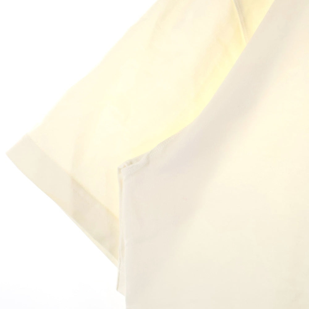 LOUIS VUITTON(ルイヴィトン) 22AW フロント エンボス クルーネック 半袖 Tシャツ カットソー ホワイト RM222Q DT3 HNY55W