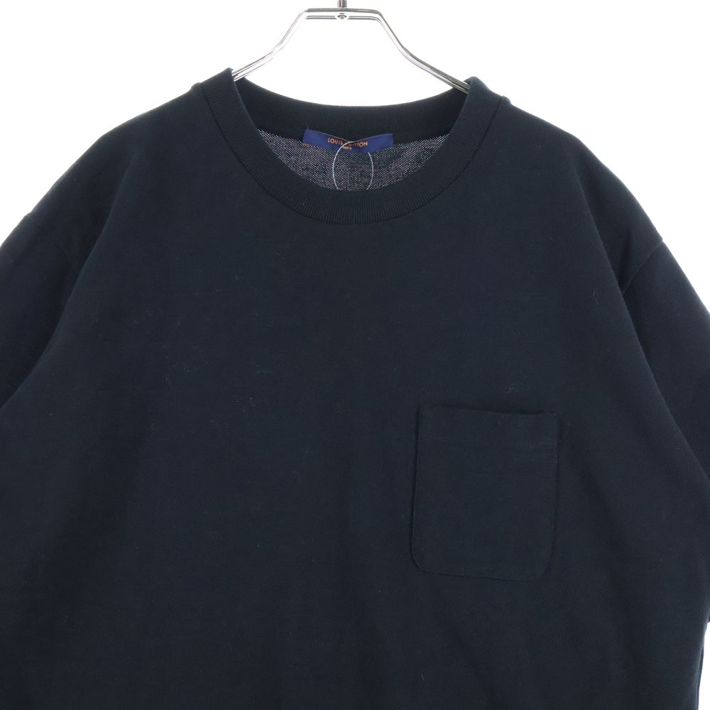 LOUIS VUITTON(ルイヴィトン) 22AW ハーフダミエポケット半袖Tシャツ ブラック RM222Q VHI HJY40W