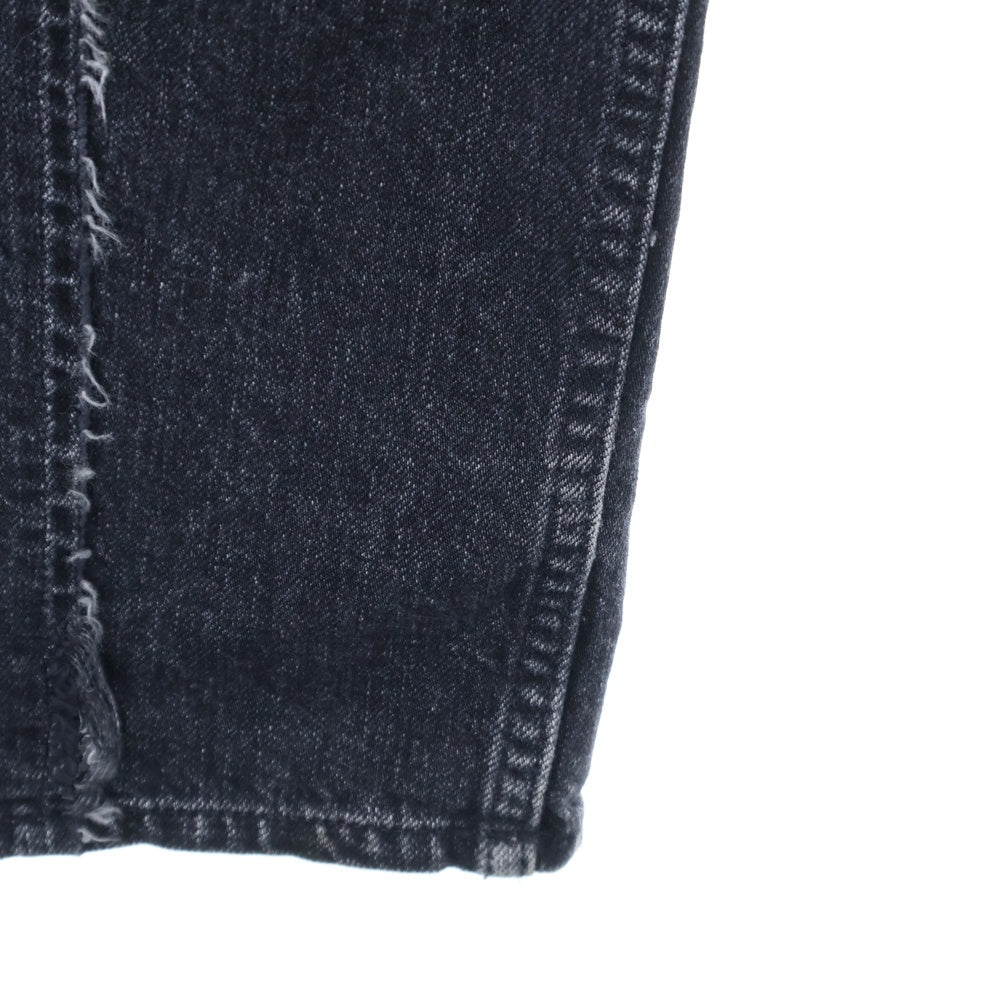 Jieda(ジエダ) 23AW ジップフライ ワイドデニムパンツ ブラック Jie-23W-PT05