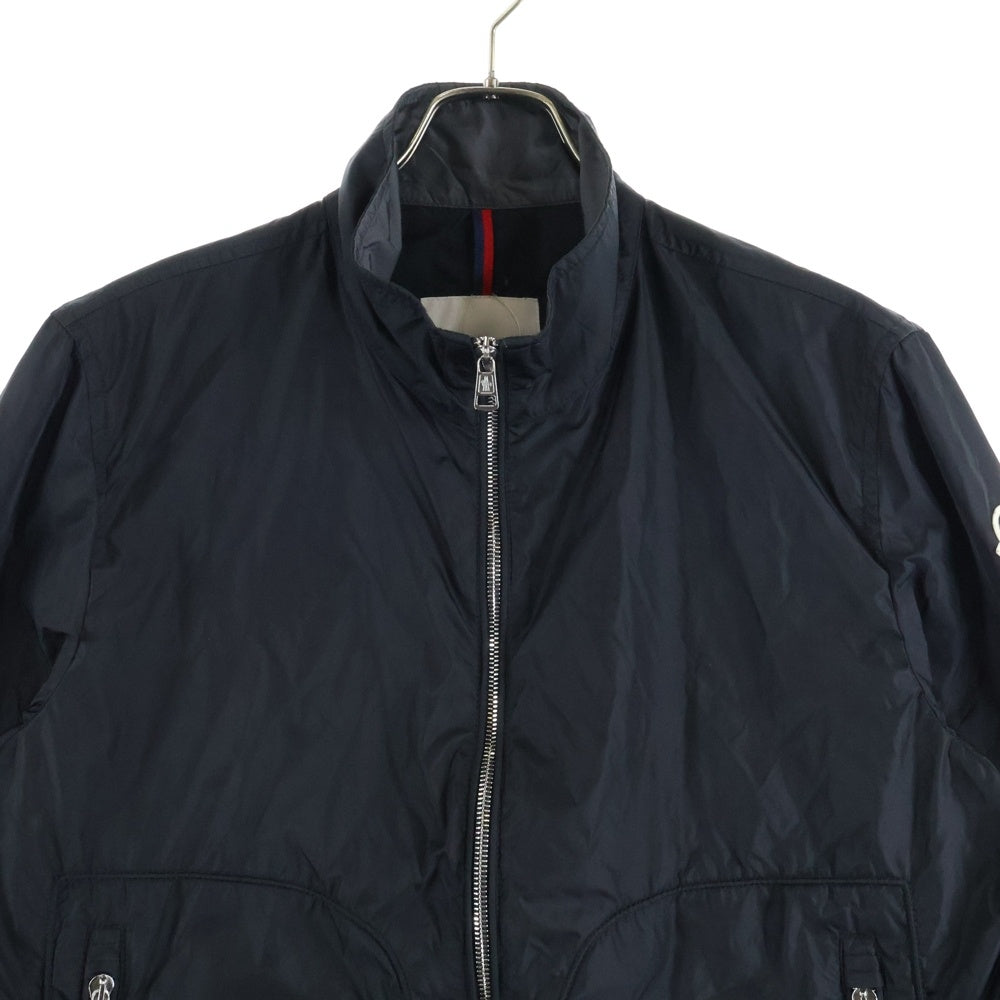 MONCLER(モンクレール) RENOIR GIUBBOTTO ナイロンジャケット ジップアップ ロゴ ワッペン ブラック 510914161185