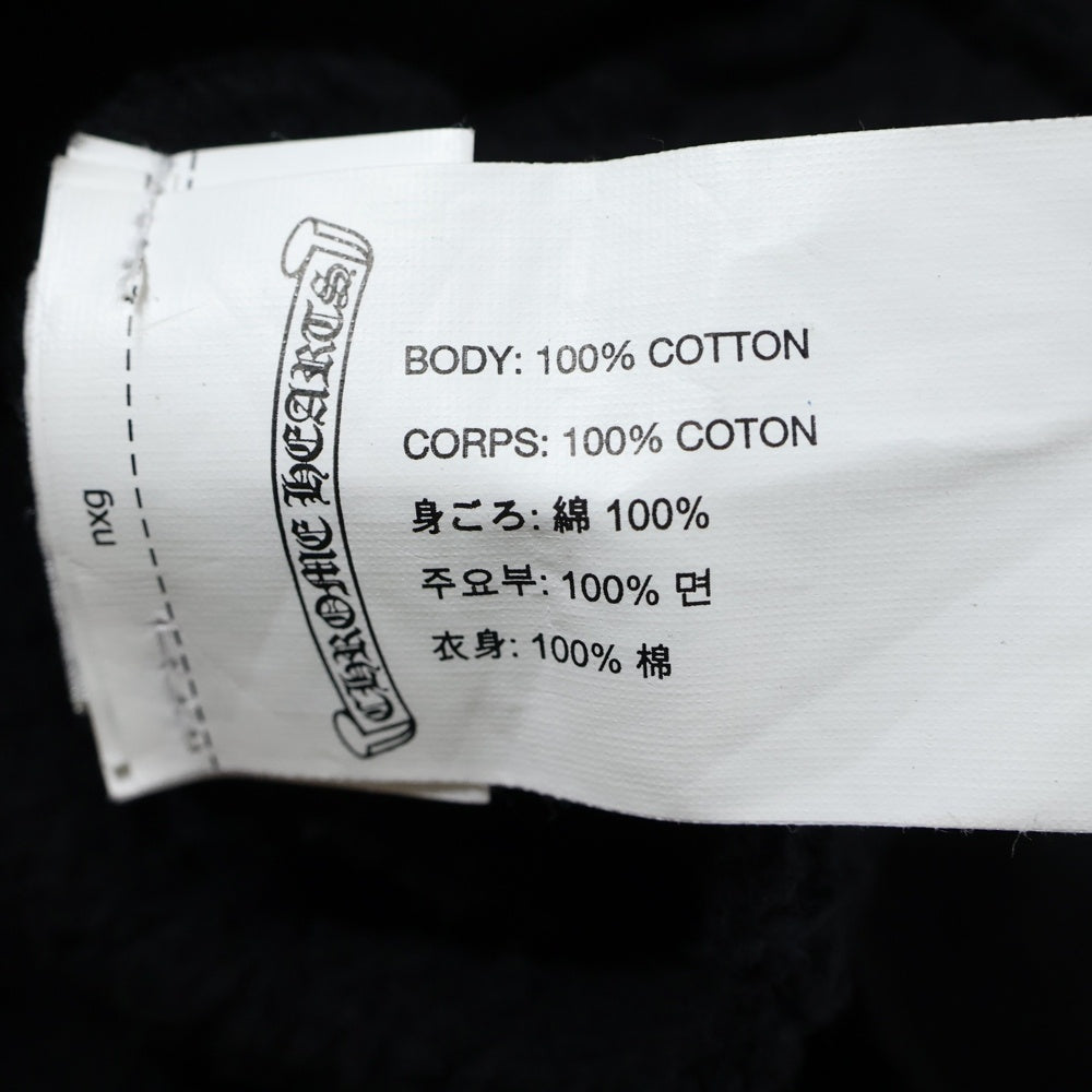 CHROME HEARTS(クロムハーツ) Back Arch Logo USA Zip Up Hoodie バックアーチロゴ フローラル ジップアップパーカー ブラック