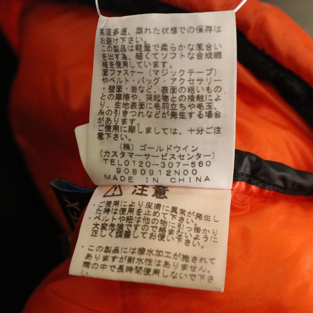 THE NORTH FACE(ザノースフェイス) POLARIS INSULATED HOODIE ポラリス インサレーテッドフーディー ジップアップ 中綿ジャケット オレンジ/ブラック