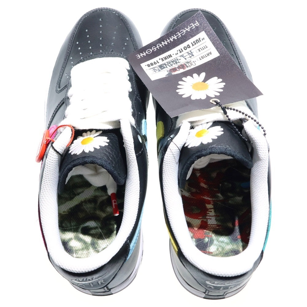 NIKE(ナイキ) ×PEACEMINUSONE AIR FORCE 1 3.0 G-DRAGON ピースマイナスワン エアフォース 1 パラノイズ ローカットスニーカー シューズ ブラック US8.5/26.5cm AQ3692-004