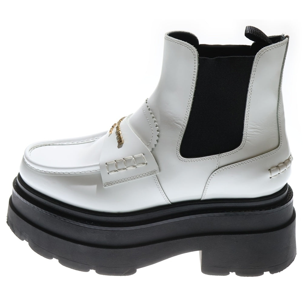 ALEXANDER WANG(アレキサンダーワン) Carter Ankle Platform Boot アンクルプラットフォームブーツ ホワイト