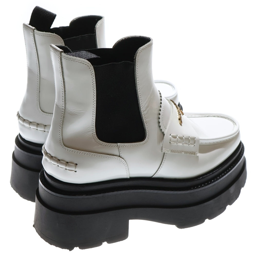 ALEXANDER WANG(アレキサンダーワン) Carter Ankle Platform Boot アンクルプラットフォームブーツ ホワイト