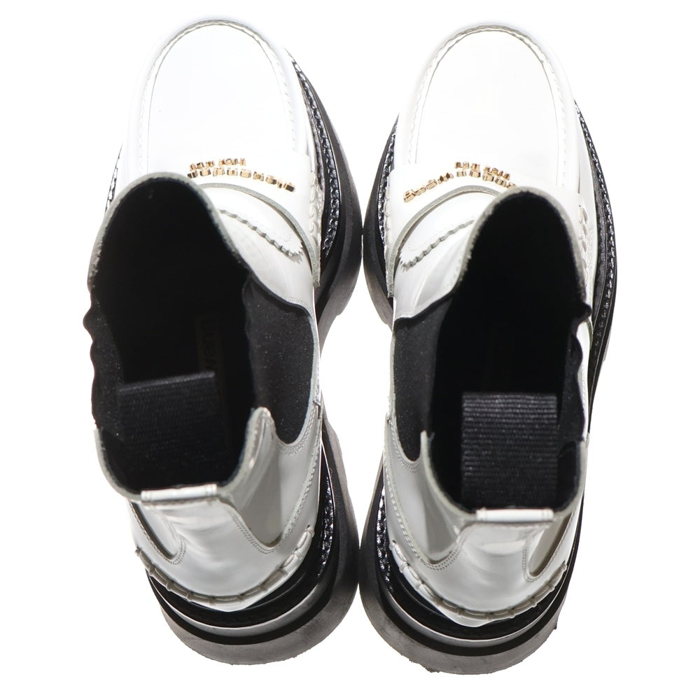 ALEXANDER WANG(アレキサンダーワン) Carter Ankle Platform Boot アンクルプラットフォームブーツ ホワイト