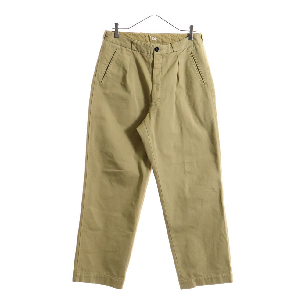 OUTIL(ウティ) PANTALON MACAU コットンチノ ミリタリーパンツ ベージュ