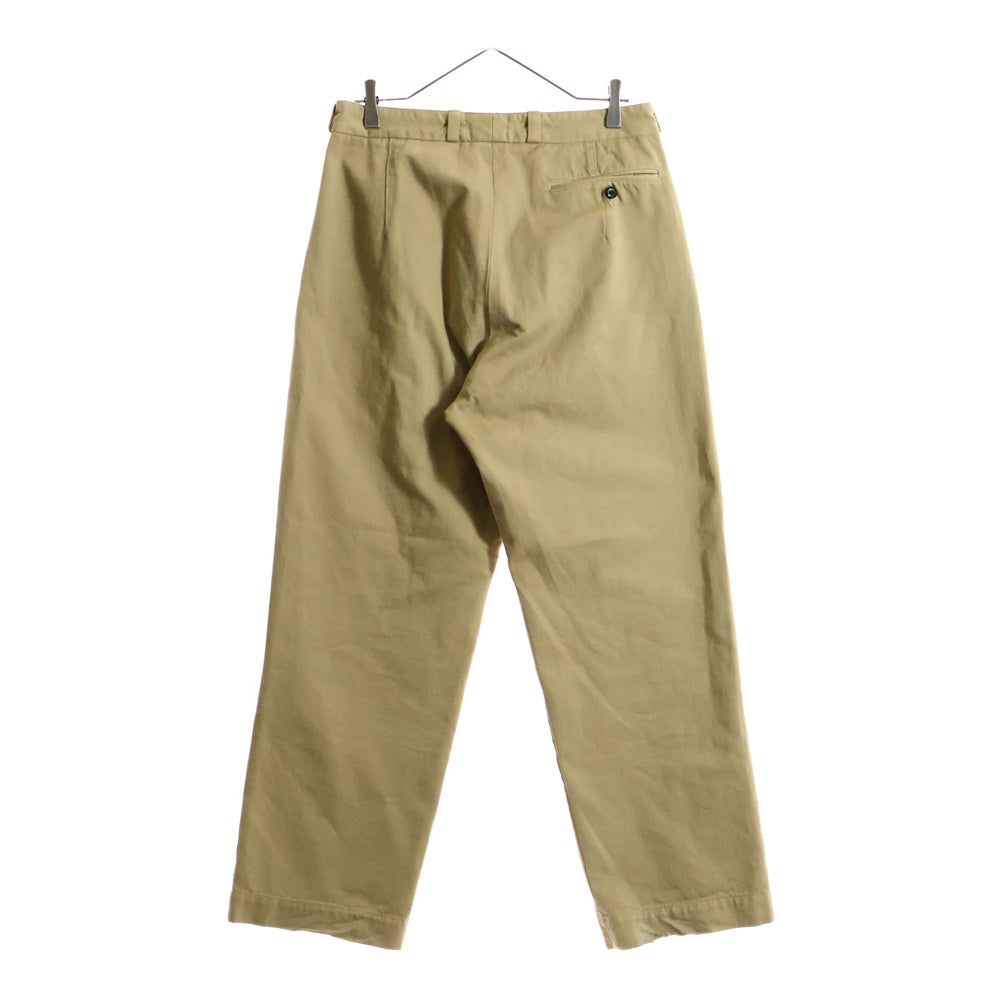 OUTIL(ウティ) PANTALON MACAU コットンチノ ミリタリーパンツ ベージュ