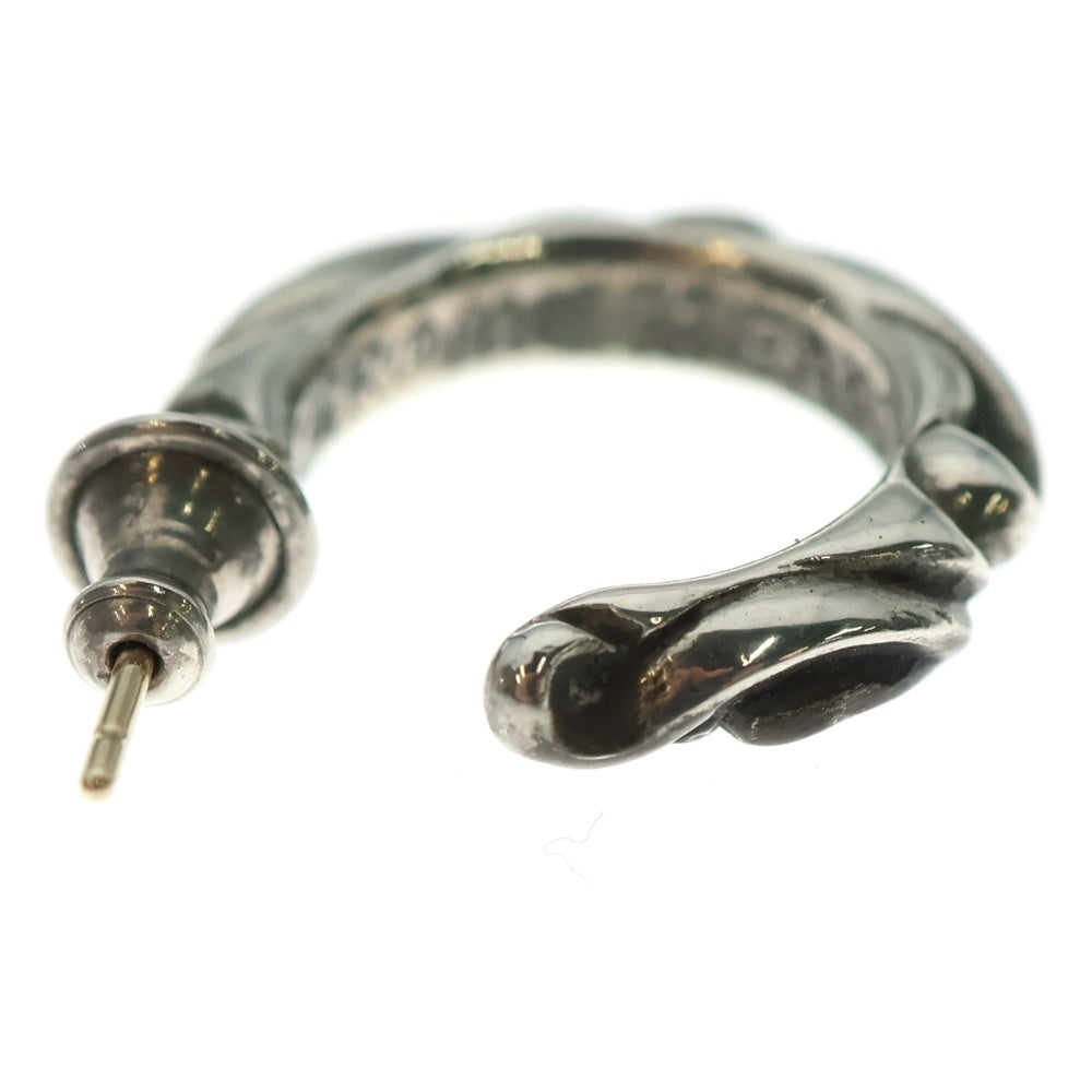 CHROME HEARTS(クロムハーツ) HOOP SCROOL スクロール フープピアス シルバー BCA102