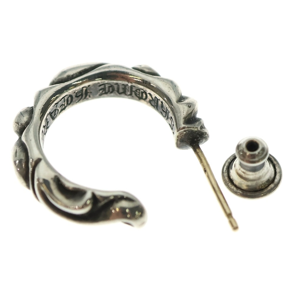 CHROME HEARTS(クロムハーツ) HOOP SCROOL スクロール フープピアス シルバー BCA102