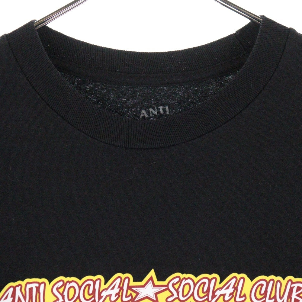 ANTI SOCIAL SOCIAL CLUB(アンチソーシャルソーシャルクラブ) 両面ロゴプリント 半袖Tシャツ カットソー ブラック
