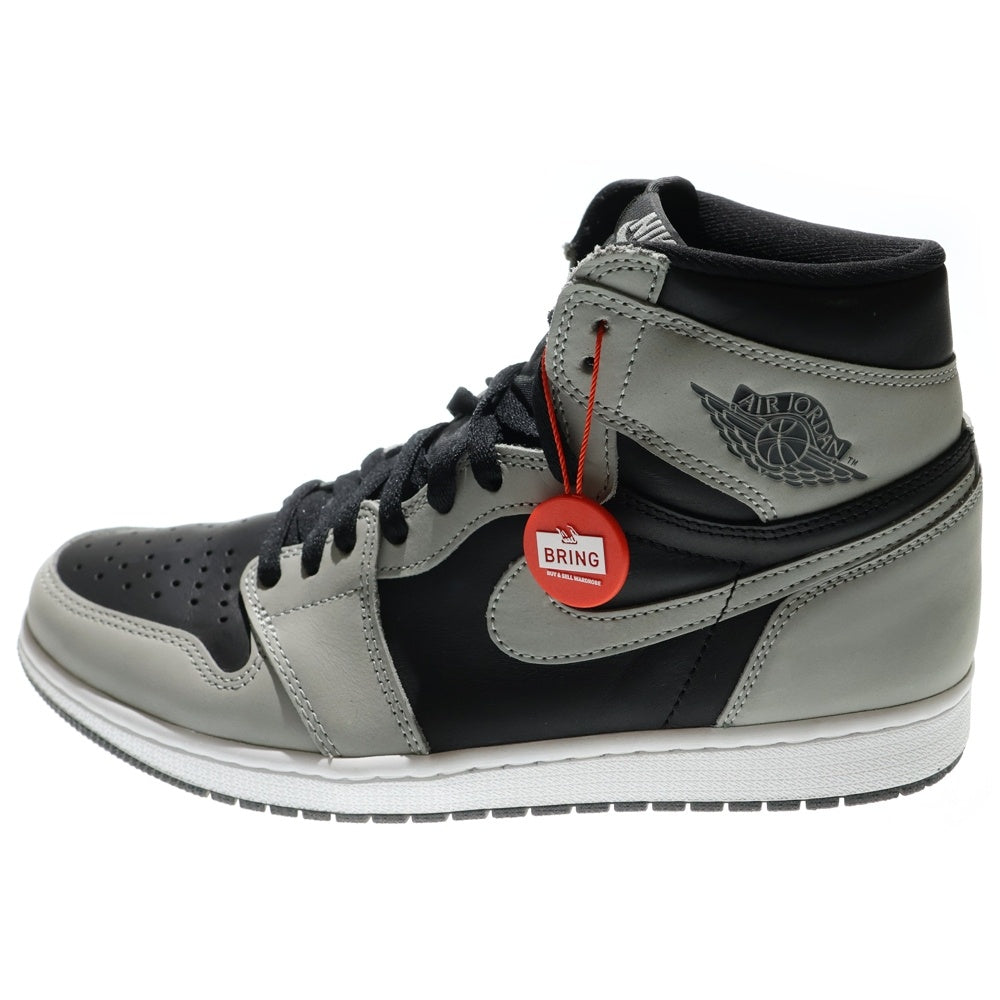 NIKE(ナイキ) AIR JORDAN 1 RETRO HIGH OG SHADOW 2.0 555088-035 エアジョーダン1 シャドウ 2.0 ハイカットスニーカー グレー/ブラック US10/28cm