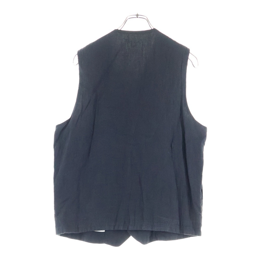 nestRobeconfect(ネストローブ) リネン ベスト ブラック