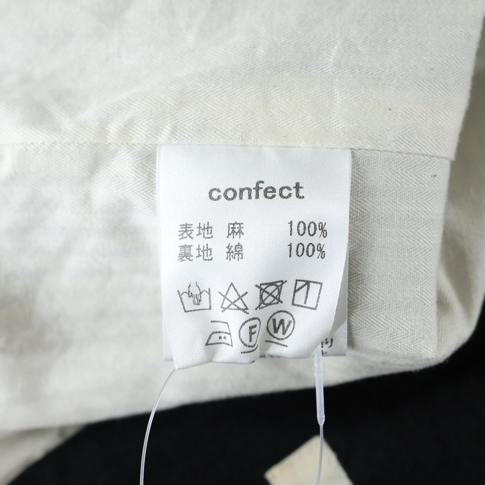 nestRobeconfect(ネストローブ) リネン ベスト ブラック