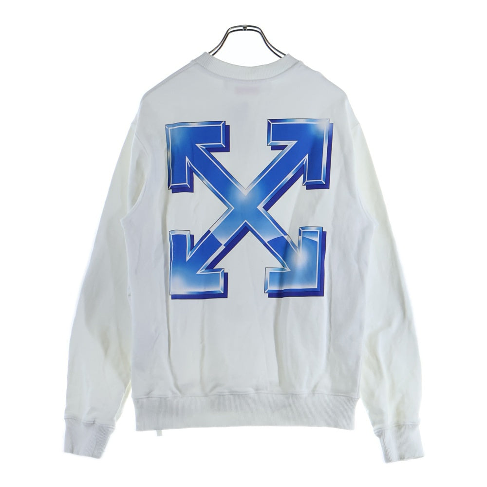 OFF-WHITE(オフホワイト) バックアローロゴ長袖スウェット OMBA057S22FLE004 ホワイト