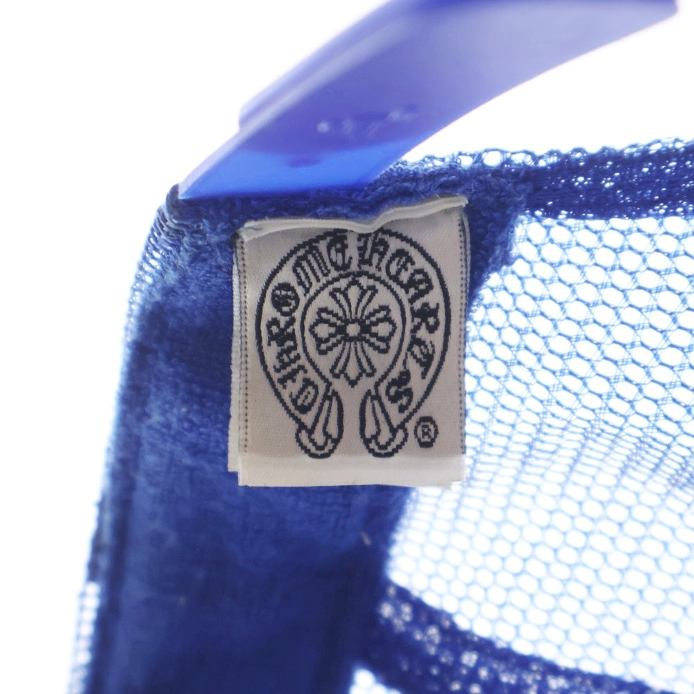 CHROME HEARTS(クロムハーツ) TRUCKER CAP トラッカーキャップ FUCKパッチクロスボール付メッシュ帽子 ブルー