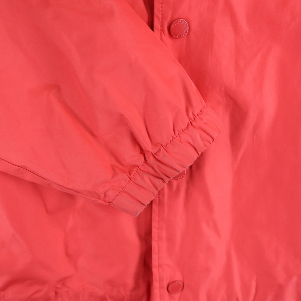 STUSSY(ステューシー) CRUIZE COACH JACKET 115431 ロゴプリント クルーズ コーチジャケット レッド